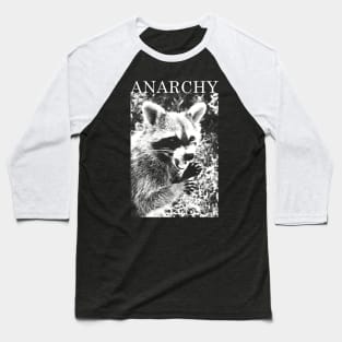 Anarchy Raccoon Baseball T-Shirt